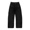 'Field' Black Canvas Pants
