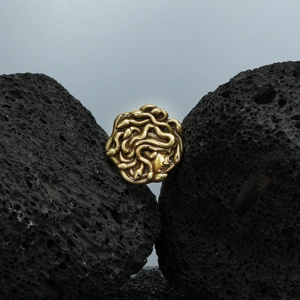 MEDUSA UNBOUND BROOCH